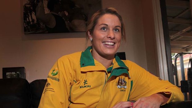 Finally, fit: Julie Corletto was shocked when she was the only Melbourne Vixen named in the national team.
