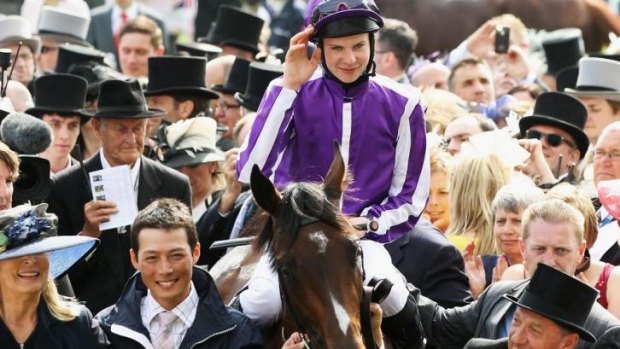 Solid pedigree: Joseph O’Brien and Camelot after the 2012 Epsom Derby.