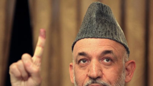 Hamid Karzai..."If there was fraud, it was small."