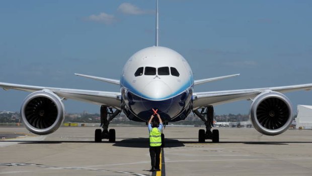 Grounded: Boeing's 787 Dreamliner.