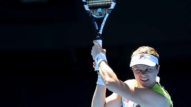 Kim Clijsters has her eye on the final after proving too hot for world No. 1 Caroline Wozniacki.