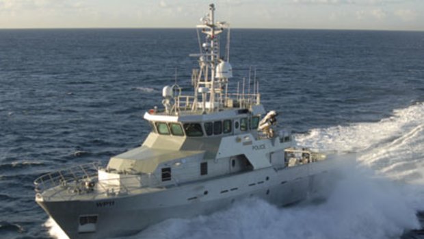 police-vessel-sitting-at-dock-of-balmain-s-bay-wastin-time