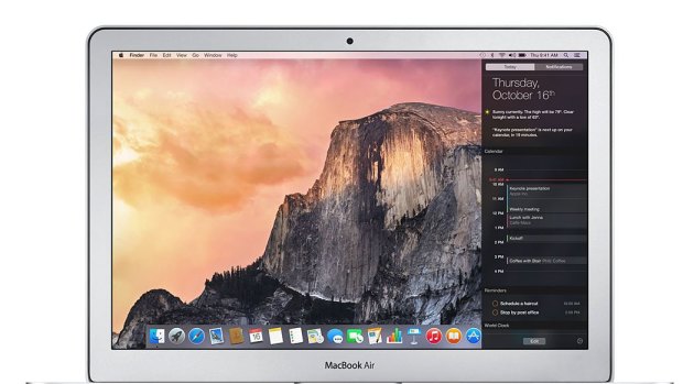 Major advance: OS X Yosemite.