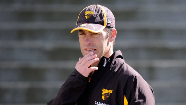 Hawthorn coach Alastair Clarkson.