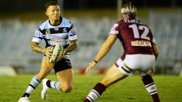 Todd Carney in action during a trial match against Manly earlier this year.