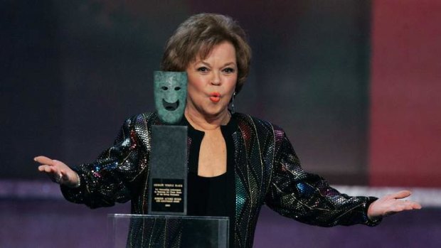 January 29, 2006: Shirley Temple Black accepts the Life Achievement Award during the 12th Annual Screen Actors Guild Awards in Los Angeles.