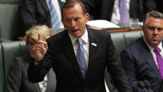 Tony Abbott fells short of a knock-out blow in Question Time.