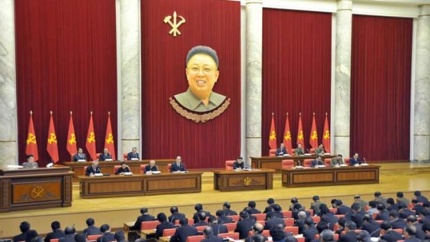 The Workers' Party Central Committee meets in Pyongyang as the White House says no unusual troop movements have been detected.