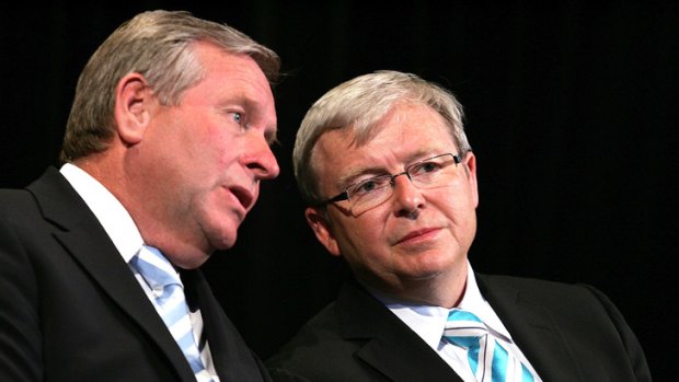 Kevin Rudd originally looked like he had sealed the deal for Labor - but the rise of Coalition state leaders like Colin Barnett has helped switch momentum back the other way.