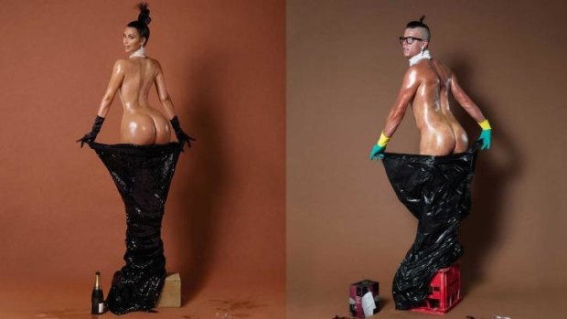 A rubbish take: The Bondi Hipsters take on Kim Kardashian.