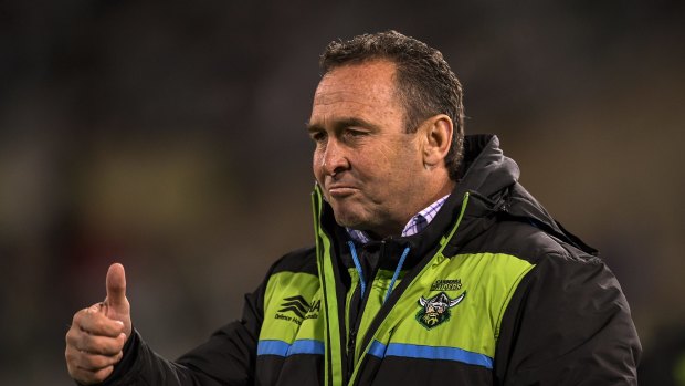 Canberra coach Ricky Stuart wanted 15,000 people. The fans delivered. 
