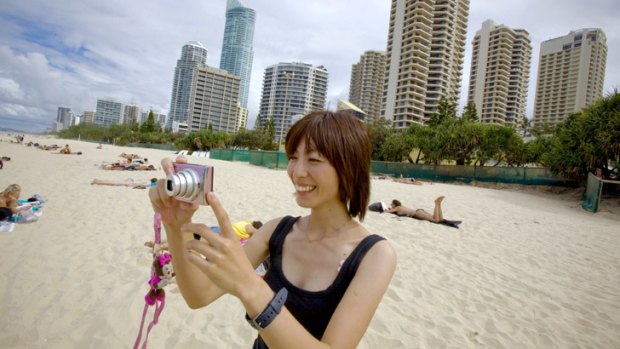 The number of Japanese visitors has almost halved in 10 years.