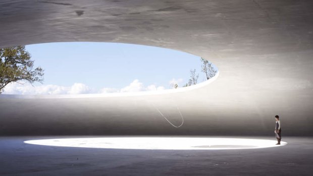 The museum is art at Teshima island, in Japan's inland sea.
