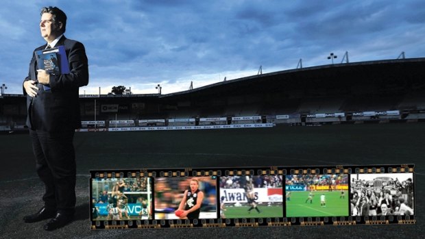 Carlton historian Tony De Bolfo is taking  Blues fans on "Ghosts of Princes Park" tours.