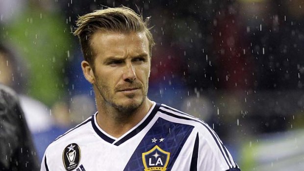 Leaving Los Angeles: Three A-League clubs would love to have David Beckham come and play.