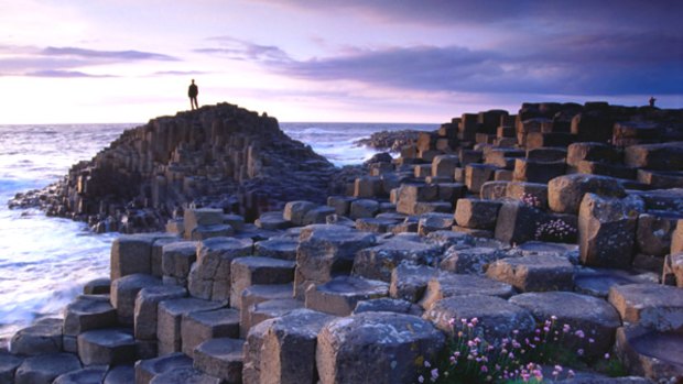 The Giants Causeway, an ancient rock formation.