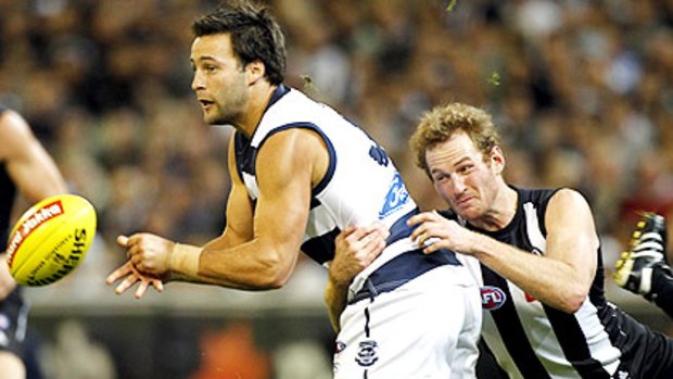 When the Cats put on a show, it's often Jimmy Bartel in the thick of the action.