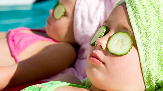Hotels and resorts are increasingly offering spa treatments for young children.