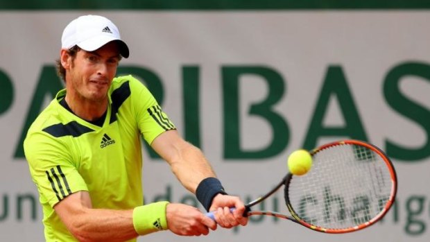 A backhander: Andy Murray says Spanish, Italian and Serbian players say worse things on court.