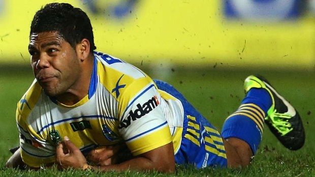 Dumped: Parramatta playmaker Chris Sandow will play for Wentworthville in the NSW Cup this weekend.