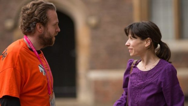 Best mates: Rafe Spall and Sally Hawkins in <i>X+Y</i>.