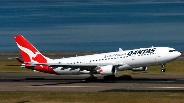 Qantas sees its "domestic business continuing to improve". 