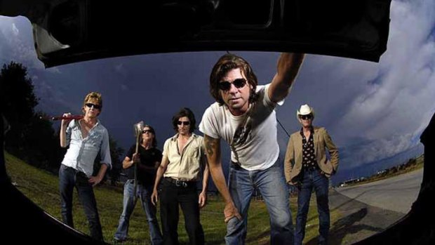 Thrice as nice: A boot full of surprises awaits fans of Tex Perkins (front) and the Beasts of Bourbon.