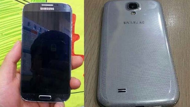 Next-gen: The photos that claim to be of the upcoming Samsung Galaxy S IV.
