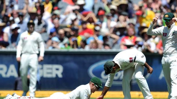 "Well, Brad Haddin, I think he should focus on his keeping ... that looked really fragile to me. He needs to start moving" ... Zaheer Khan.