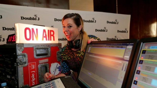 Launching pad: Myf Warhurst was a Triple J DJ from 2000 to 2007 before fronting digital channel Double J.