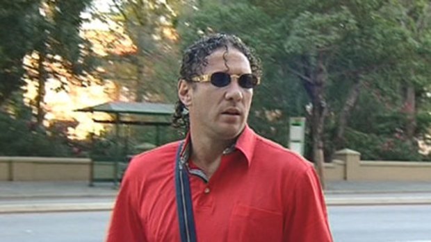 Craig Christian appears outside court in Perth.