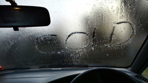 Make sure you get rid of ice from your car windscreen before driving.