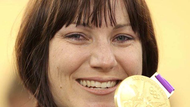 Golden girl: An Olympic victory and world and national track titles in 2012 made Anna Meares the stand-out cyclist of 2012.