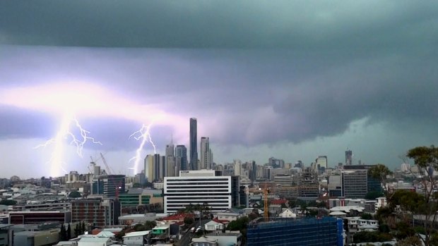 Storms are expected to hit Queensland's south east on Tuesday afternoon.