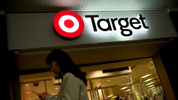 Target's total sales for the financial year to date have fallen by 17.6 per cent .
