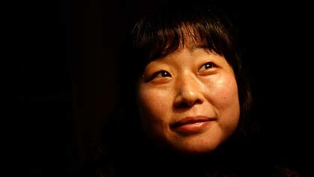 Megumi Ogawa ... pictured in Villawood detention centre in 2006.