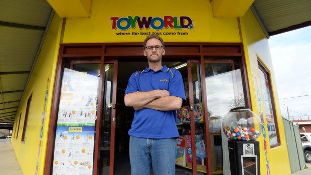 Owner of Toyworld Seymour Werner Baumann from whom  $10,000 of Lego was stolen.