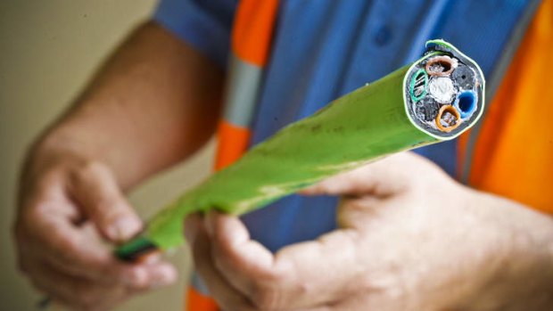 The Opposition's NBN would not use the optical fibre cables, and stick to existing copper cables.