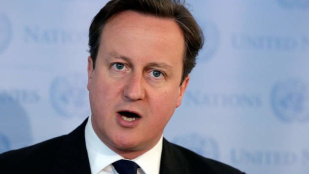 David Cameron: Under increasing pressure from anti-EU forces in his own party.