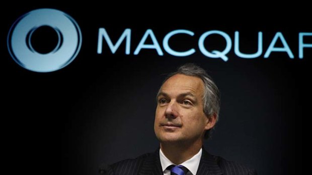Doing something right: Macquarie group CEO Nicholas Moore.