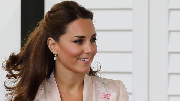 The Duchess of Cambridge knows the power of half-up, half-down hair.
