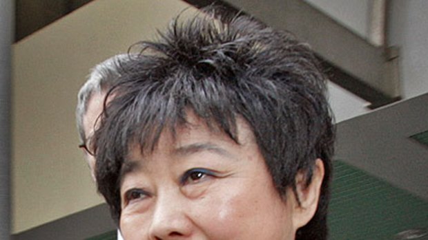Tycoon Nina Wang in Hong Kong in 2005. Source: Bloomberg