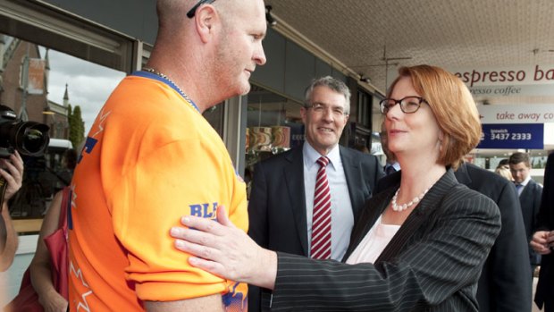 Prime Minister Julia Gillard was in Ipswich announcing $135m in disaster relief funding for Queensland.