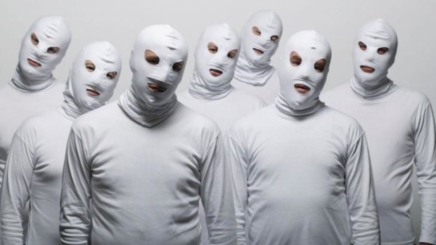 With their white (or black) balaclavas, Rhys Muldoon thinks TISM is the inclusive act Eurovision needs.