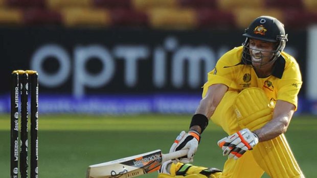 Michael Hussey made a successful return to the Australian team.