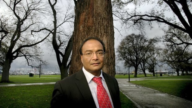 Dr Mukesh Haikerwal revisits the Commonwealth Reserve in Williamstown where he was bashed.