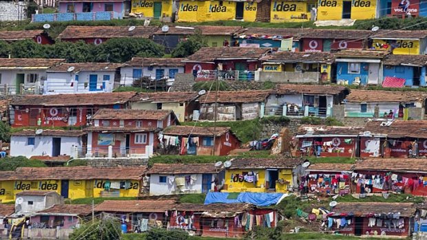 Matchbox houses near Ooty.