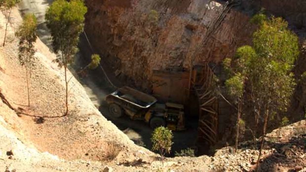 A mine in the Norseman Project, where a man died on Saturday.