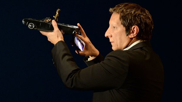 Robert Lepage's <i>887</i> combines digital technology with old-fasioned theatrical devices such as shadow play.