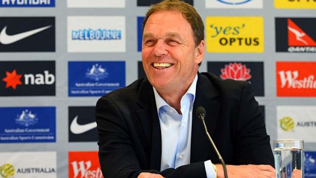 What pressure?: Socceroos coach Holger Osieck is under the spotlight as his squad prepares to face Japan, Jordan and Iraq.